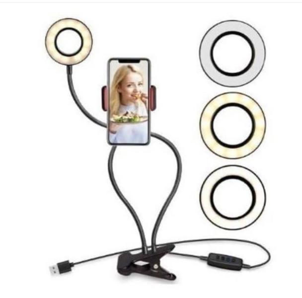 Table Clip Ring Light